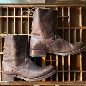 Sendra Leather Lace Boots size 7